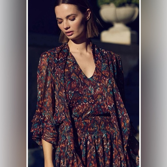 MISA Los Angeles Gigi Top in Peacock - Picture 1 of 4